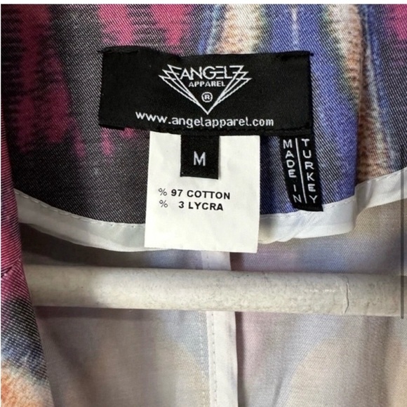 Vintage Angel Apparel Artsy Blazer
Purple Pink One Button Jacket artsy - Picture 5 of 7